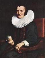Maes, Nicolaes - Portrait of Margaretha de Geer, Wife of Jacob Trip